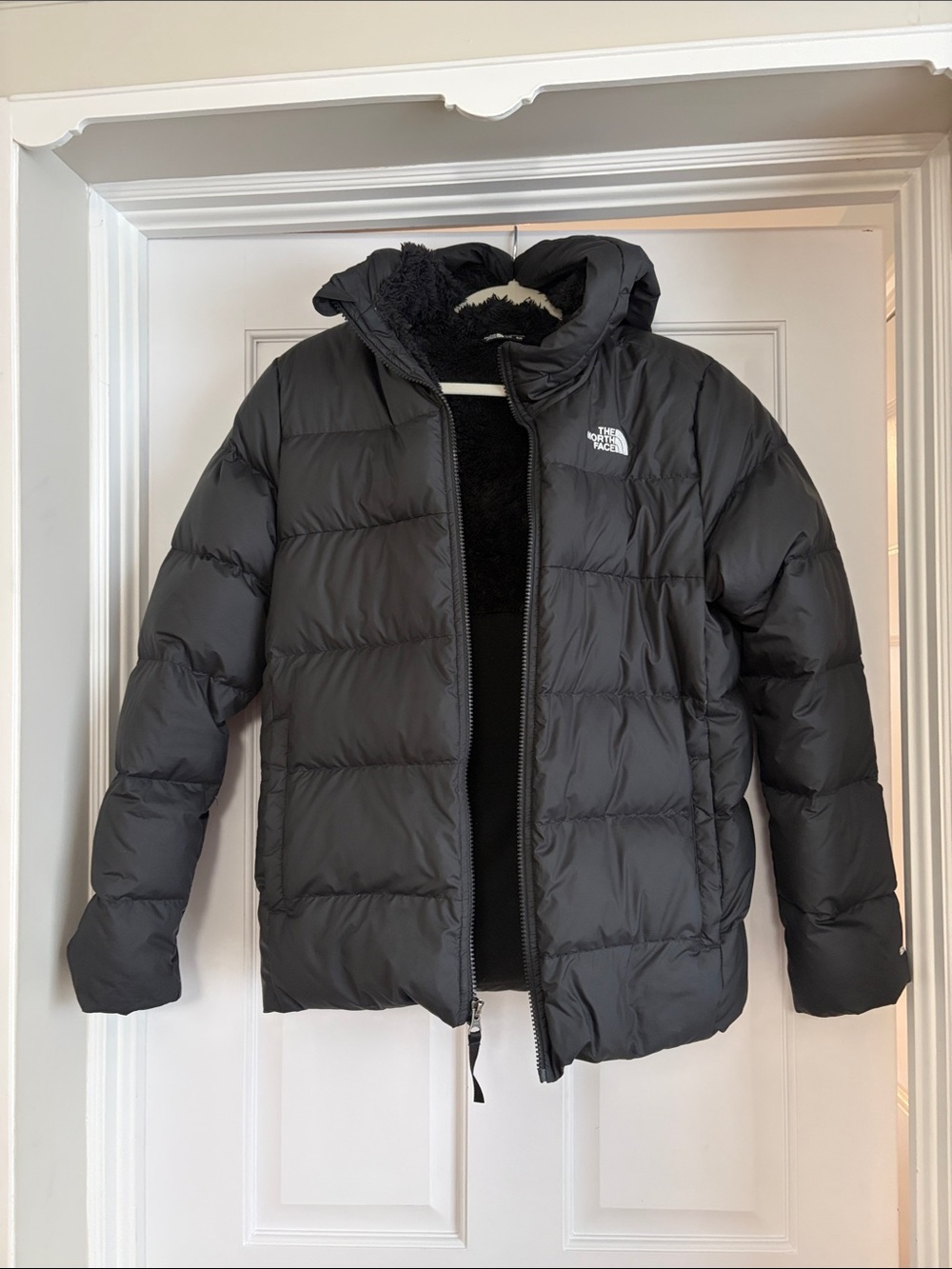 The North Face Black Hooded Puffer Jacket